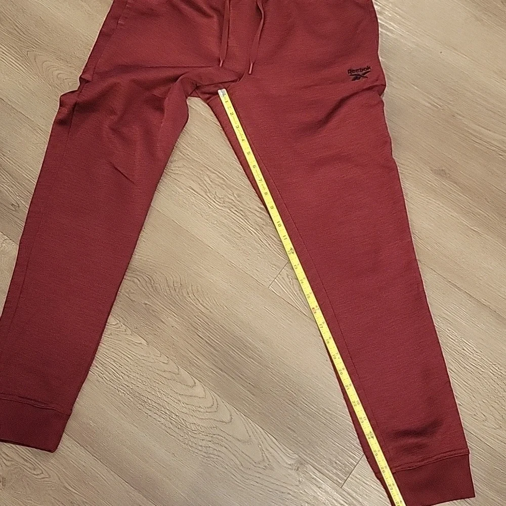 Reebok Burgundy Jogger Pants